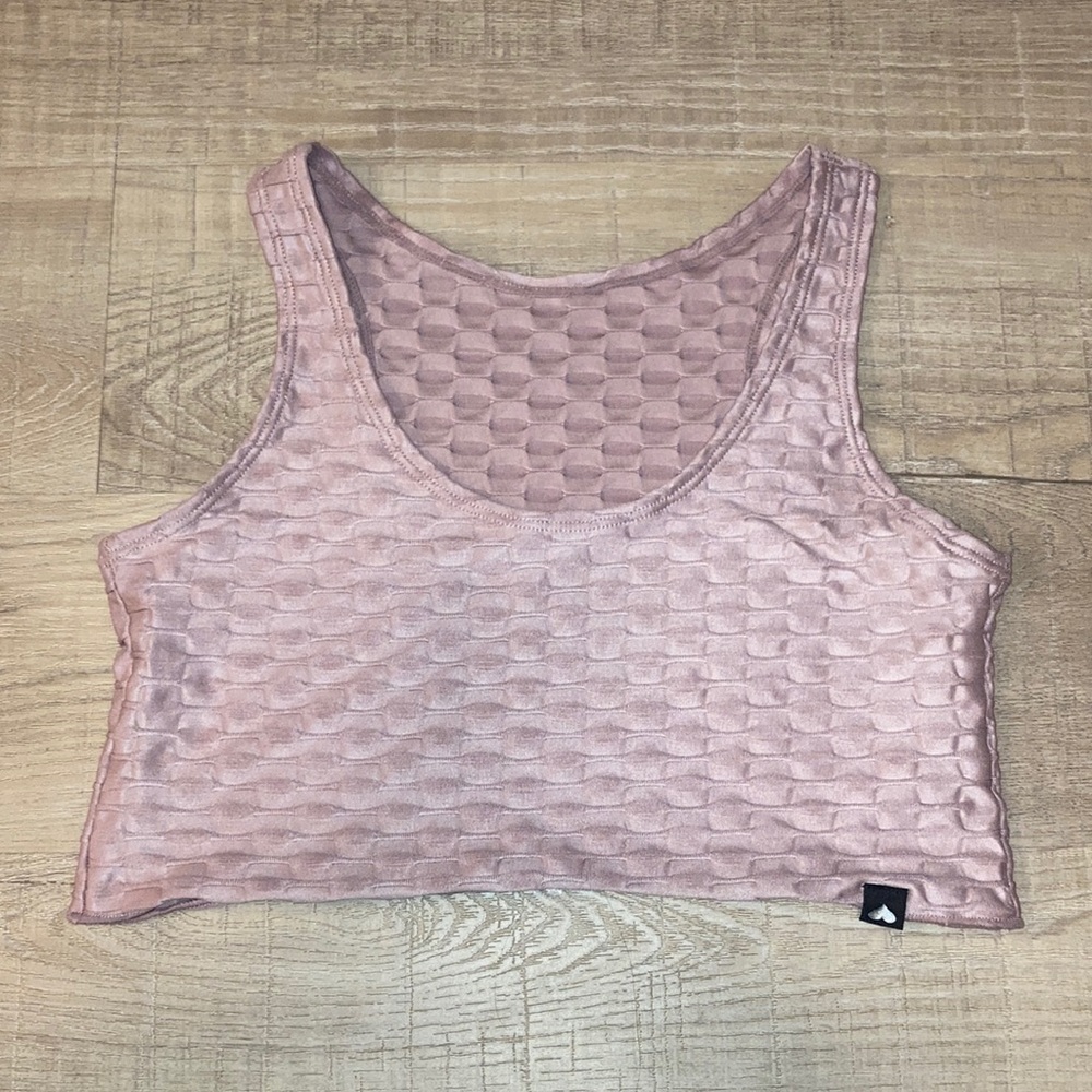 Booty by Brabants Chrome Cropped Top Satin